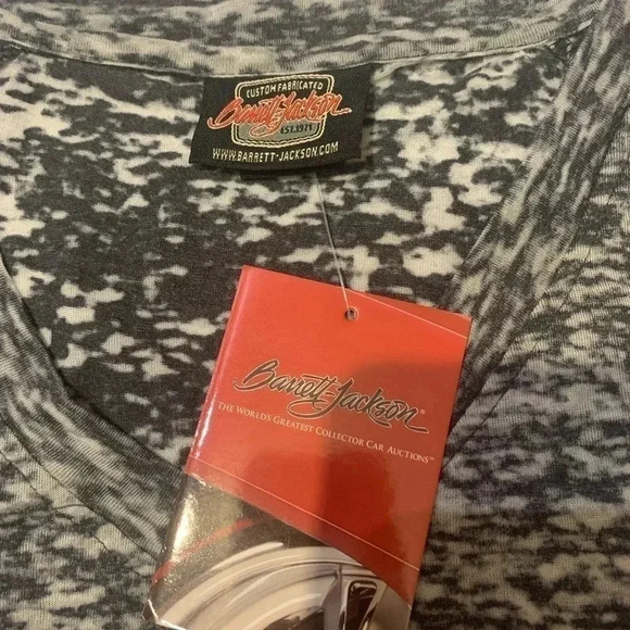 Barrett Jackson Women's Vintage BurnoutClassic 50thCelebTshirt Rhinestone XL NWT - Picture 4 of 10